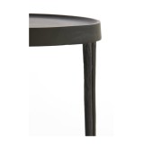 PILLAR SIDE TOB BLACK METAL - CAFE, SIDE TABLES